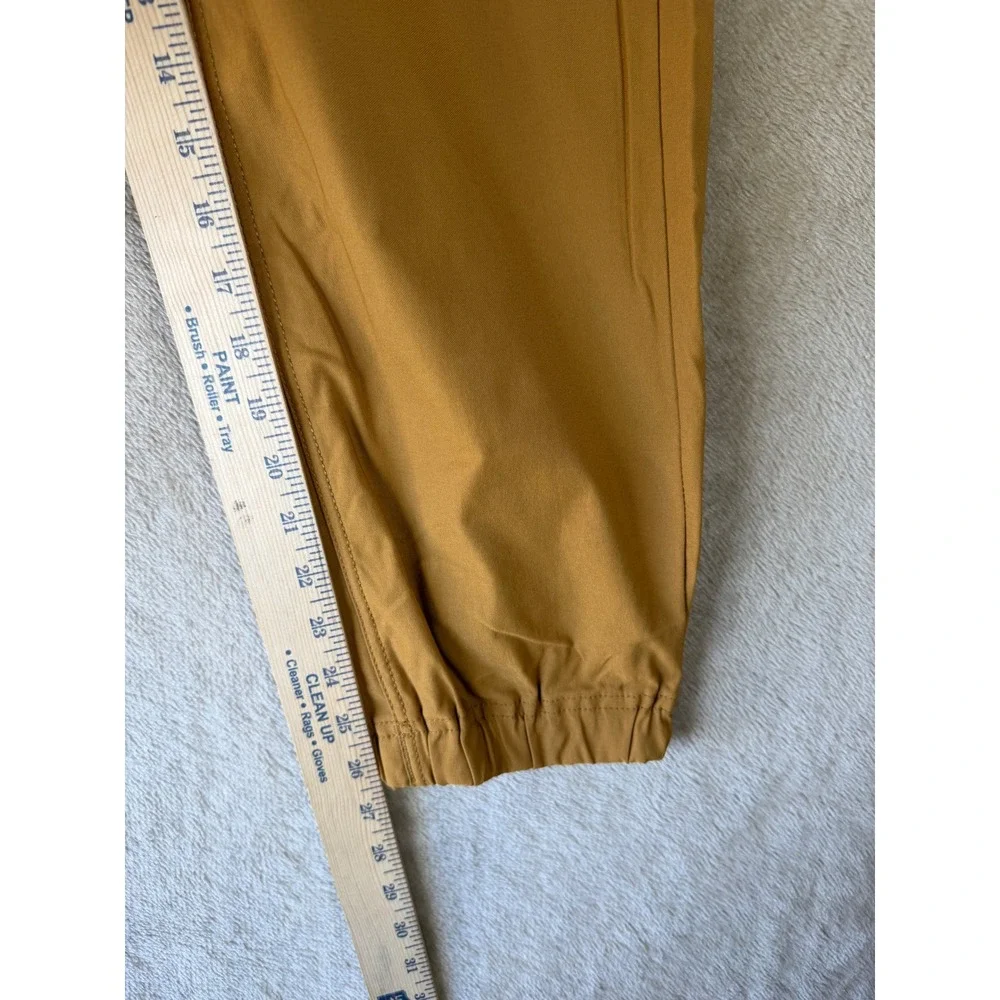 PrAna Halle E-Waist Jogger II Antique Bronze Nylon Stretch Hiking Pants Women 12